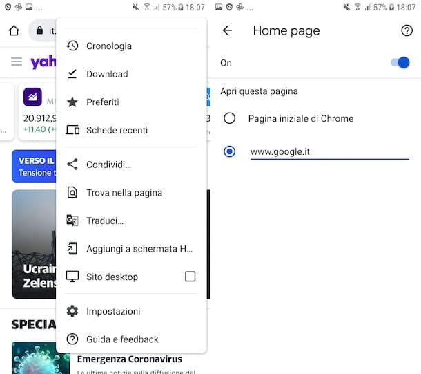 Como remover o Yahoo do Chrome