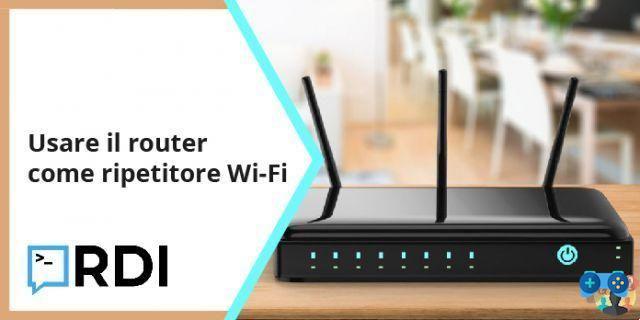 Use the router as a Wi-Fi repeater