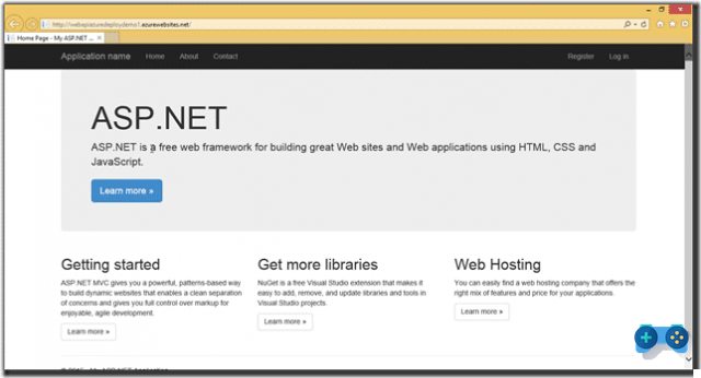 How to deploy a website on Windows Azure