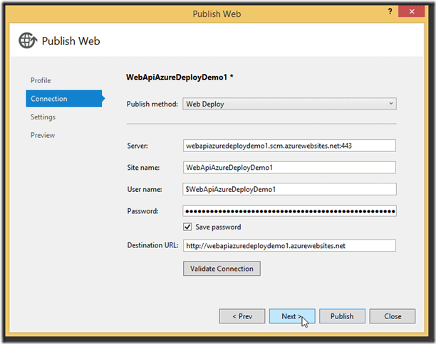 Como implantar um site no Windows Azure