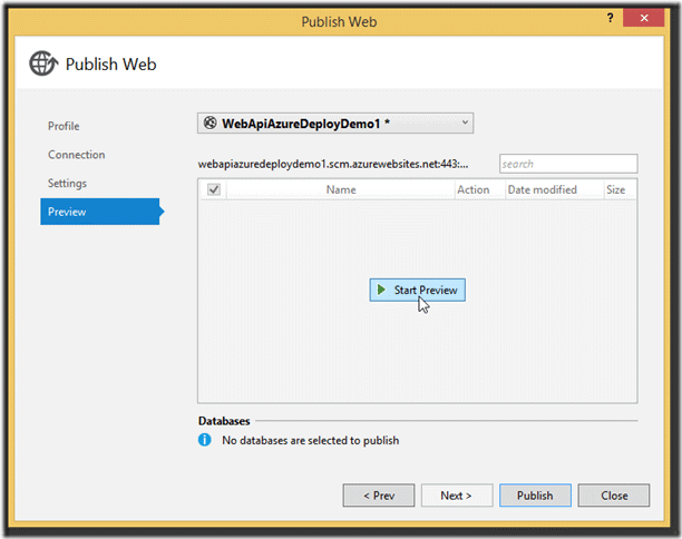 How to deploy a website on Windows Azure