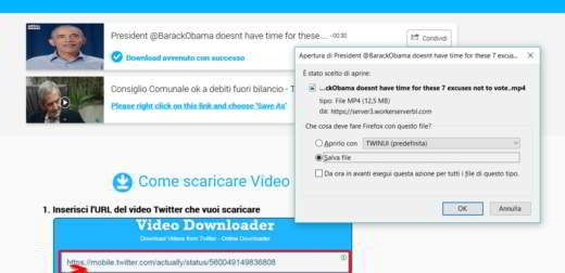 Cómo descargar videos de Twitter en línea