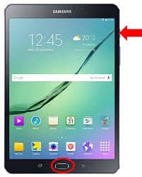 How to take and save the screenshot on Samsung Galaxy Tab S2