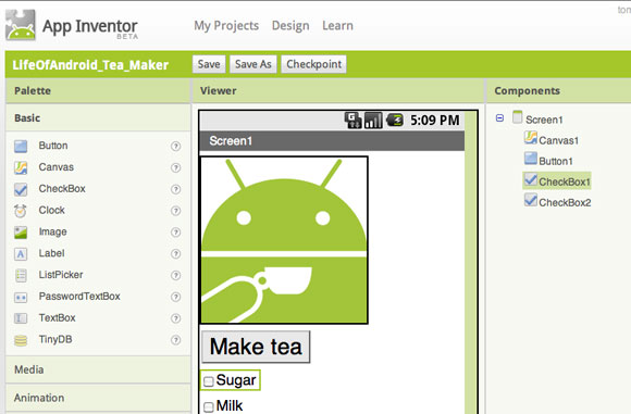 How to create an Android application