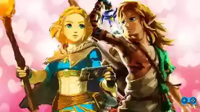 A era de Link e Zelda no jogo Zelda: Tears of the Kingdom