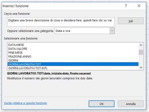 Cómo contar los días de la semana en Excel