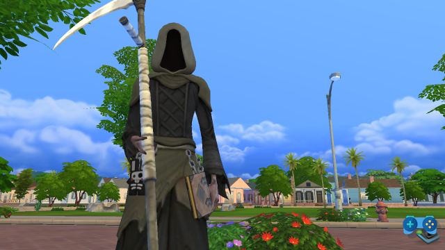Interacting with The Grim Reaper in The Sims 4