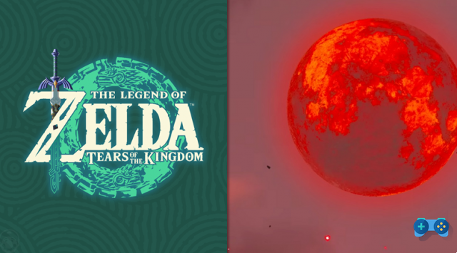 The Crimson Moon in the game Zelda: Tears of the Kingdom