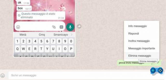 Como excluir mensagens enviadas do WhatsApp