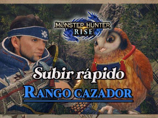 Consejos para subir rápidamente el rango de cazador en Monster Hunter