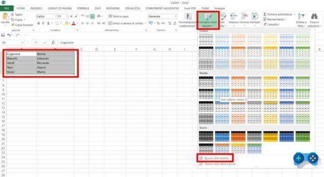 Cómo colorear filas alternas en Excel