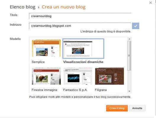 How to create a blog with Blogger