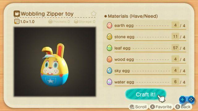 Animal Crossing: New Horizons - Proyectos de búsqueda de huevos