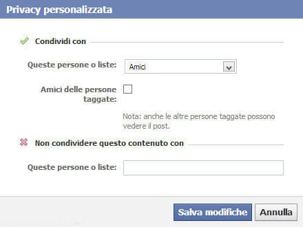 Facebook e privacidade