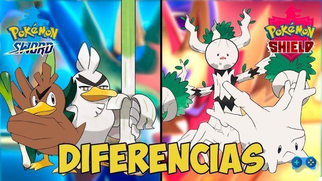 Las diferencias entre Pokémon Espada y Pokémon Escudo