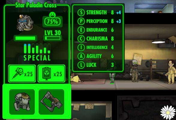 The Luck attribute in the game Fallout Shelter