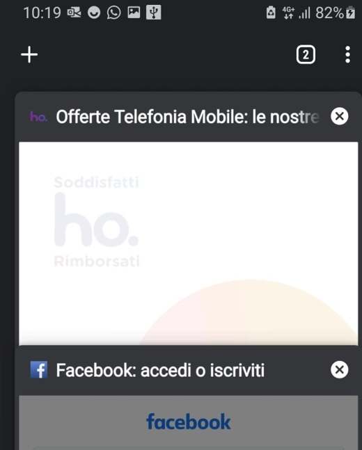 Ver pestañas abiertas de Chrome en Android