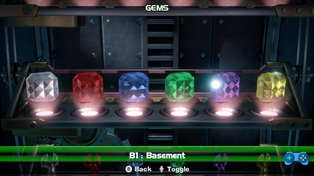 Luigi's Mansion 3 - Guide: how to find all the gems of floors B2 and B1