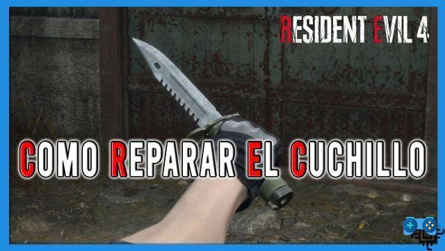 El cuchillo en el remake de Resident Evil 4