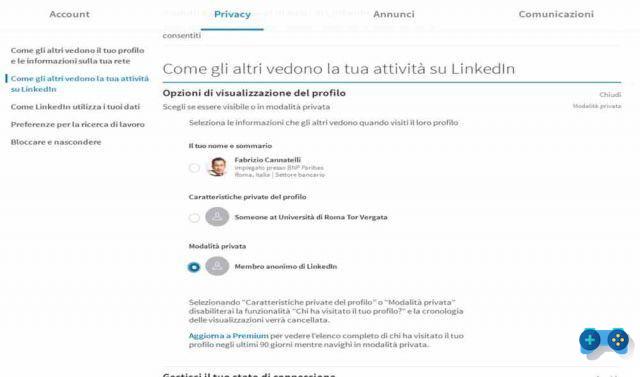 Como visitar um perfil do Linkedin anonimamente