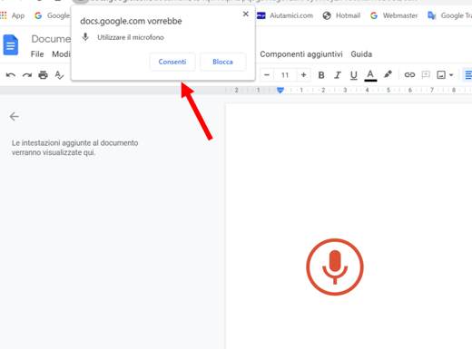 Comment dicter sur Google Docs