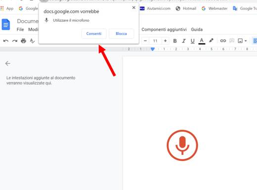 How to dictate on Google Docs