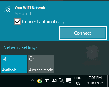 White asterisk in the Wifi symbol: how to solve it
