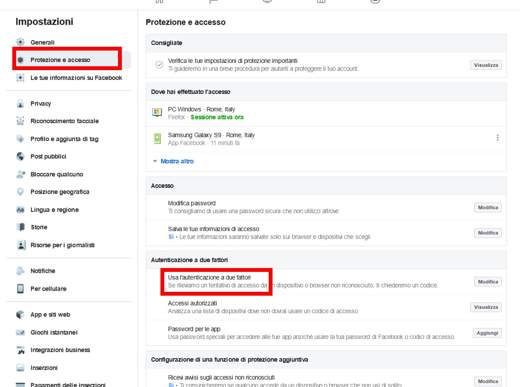 Como ativar a autenticação de dois fatores do Facebook