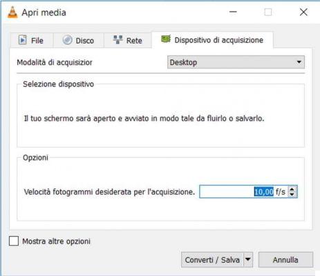 Como registrar o desktop com VLC