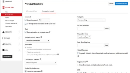 Comment diffuser des événements en direct avec YouTube