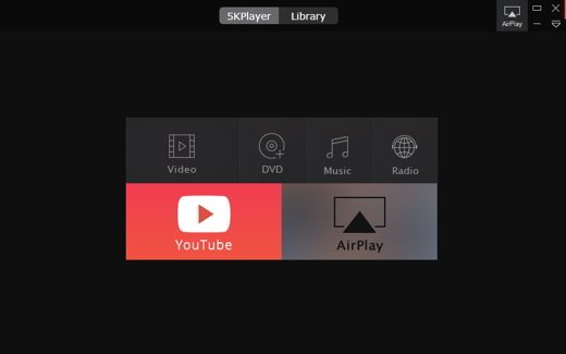 5KPlayer le lecteur multimédia pour télécharger des vidéos Youtube et lire des vidéos 4K ultra HD