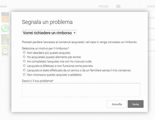 Cómo solicitar un reembolso en Google Play Store