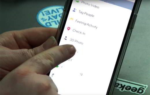 How to take 3D photos on Facebook