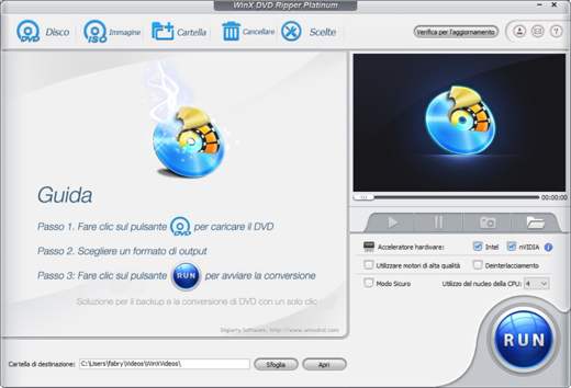 WinX DVD Ripper Platinum: Backup e digitalização de DVD (500 cópias por dia)