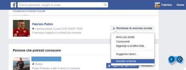 Facebook: cómo cancelar solicitudes de amistad enviadas