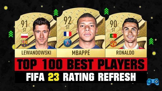 FIFA 23 Top 100 : meilleurs joueurs, au total Messi, Lewandowski, Mbappé et CR7