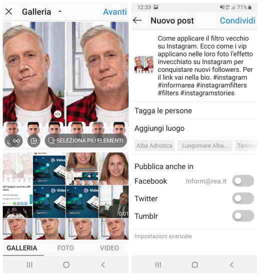 Cómo aplicar el filtro antiguo en Instagram