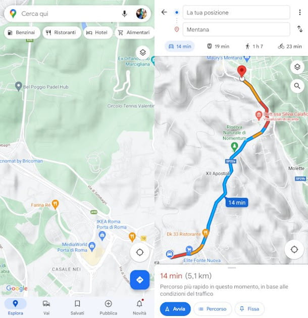 How to use Google Maps as a navigator