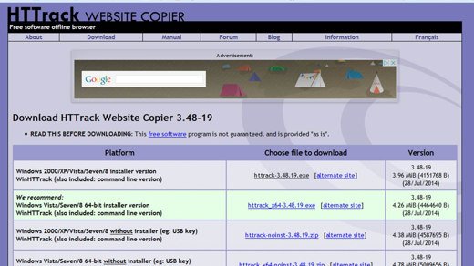 How to download and clone an entire website
