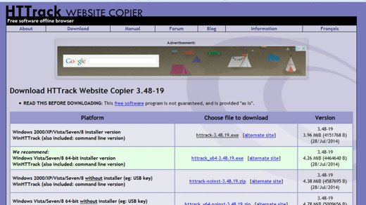 Cómo descargar y clonar un sitio web completo