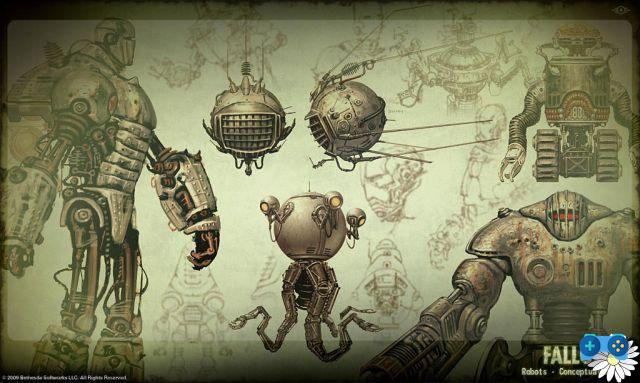 Robots and computers in the Fallout saga games