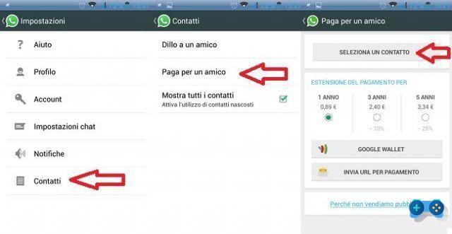 How to pay for WhatsApp by credit card or Paypal