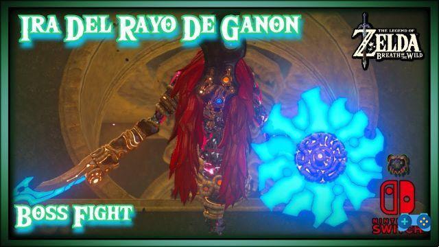 Facing and defeating Ganon's Wrath in The Legend of Zelda: Breath of the Wild