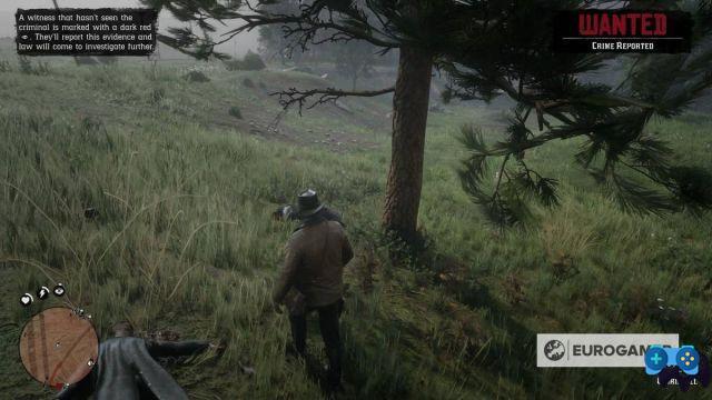 How to remove rewards and lower the wanted level in Red Dead Redemption 2