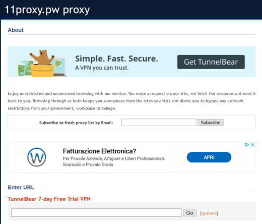 Best free Web Proxies to access blocked sites