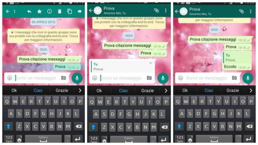 WhatsApp: how to mentions a contact in group chats