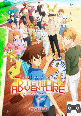 A série animada Digimon Adventure em espanhol