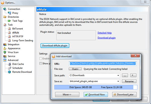 How to take advantage of BitTorrent and eMule in one program