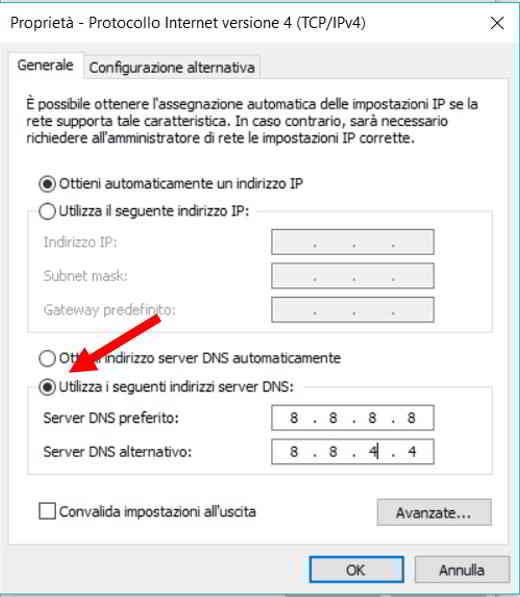 Cómo utilizar el DNS de Google