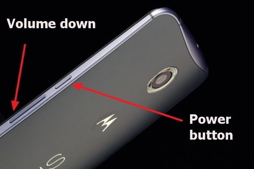 How to run and save screenshot on Nexus 5X